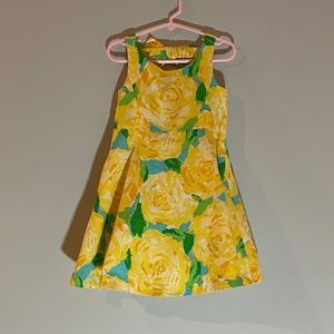 Lily Pulitzer First Impressions Girls Yellow Dress